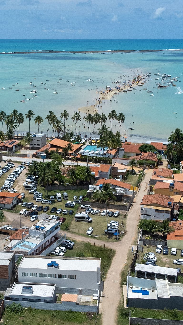 Top c/Cozinha + Estacionamento,100M Praia Maragogi