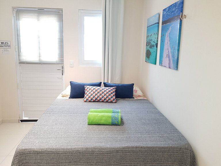 Estudio Mar´Bella Pertinho da Praia c/ Cozinha completa e Ga