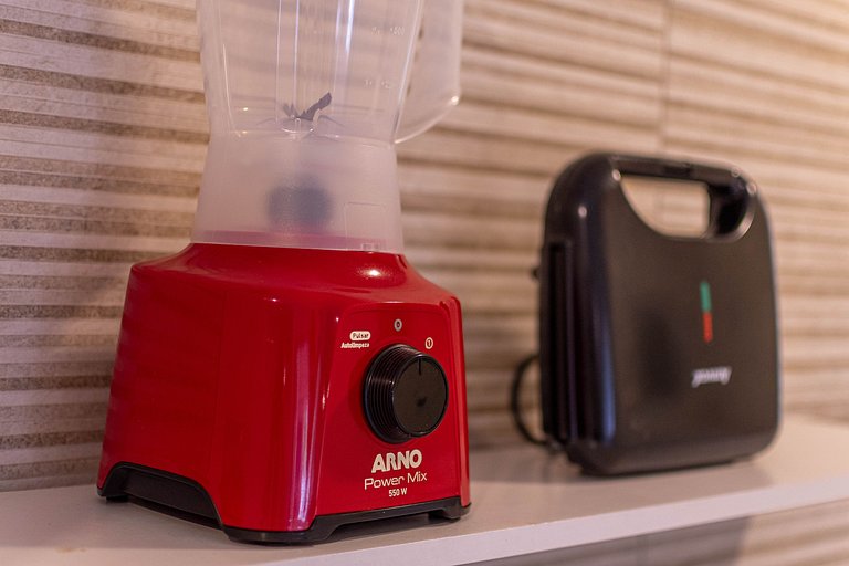 Estudio Mar´Bella Pertinho da Praia c/ Cozinha completa e Ga