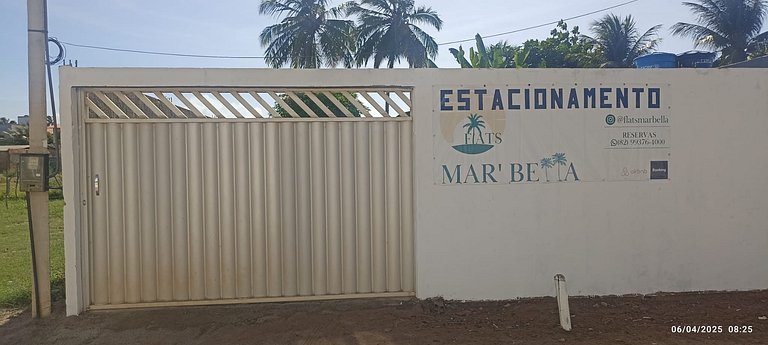 Top c/ Varanda,100M Praia c/ Cozinha, Wifi, ArCond