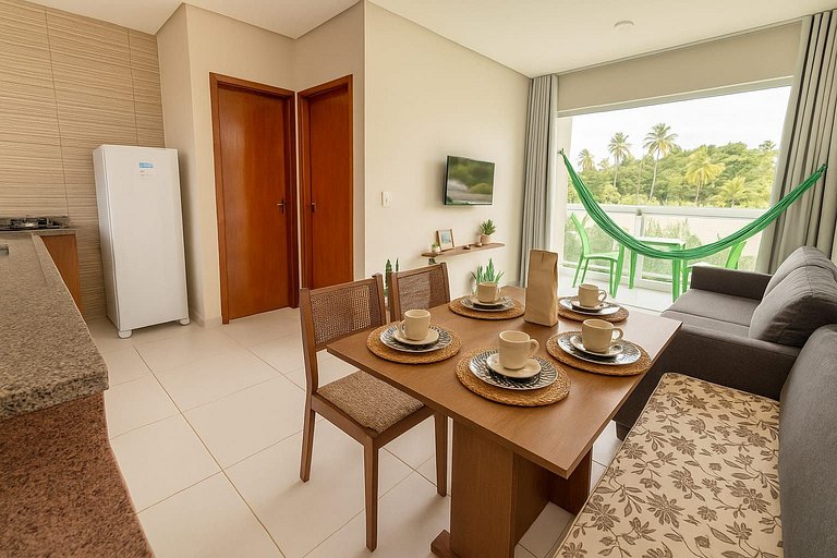 Varanda pra Relaxar+Praia pra Curtir com Garagem