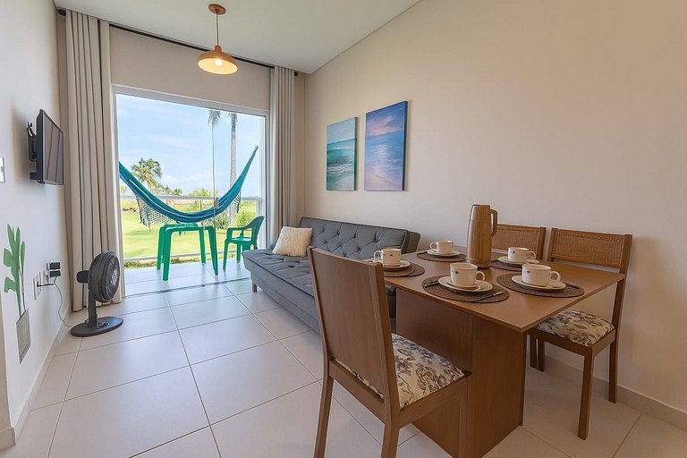 Varanda pra Relaxar+Praia pra Curtir com Garagem